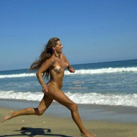 Naked Girl Running On Beach - Long Hair, Nude In Public, Nude Outdoors, On Beach, Tan Lines , Naked Girl Running On Beach, Nude In Public, Long Hair, Tan Lines, Outdoors, Athletic Titties
