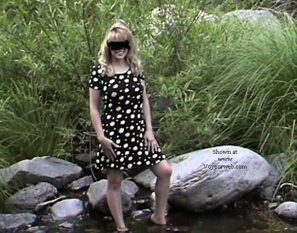 Pic #1 Getting wet at the creek.