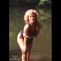 Pic #1 Candy's 1st. Nudes at a fishing pond