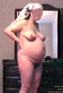 Pic #1my      8 month preg wife