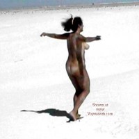 Dancing Naked in White Sands