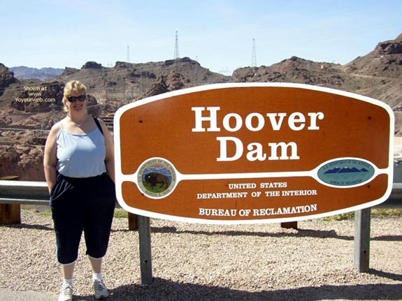 Pic #1 Wife At Hoover Dam