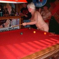 Tammy Playing Pool With Friends