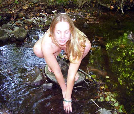 Pic #1Scout Getting Naked in The River 2
