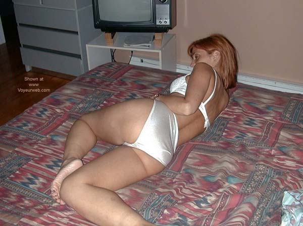 Pic #1 Redhead on The Bed 1