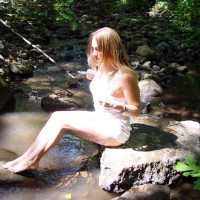Scout Naked in The River 2
