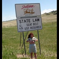Misti - Leaving South Dakota Entering Wyoming