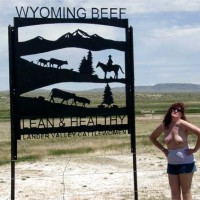 Misti Along The Highway in Wyoming