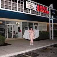 Bbw Naked In A Parking Lot 2
