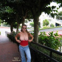 Tamara Loves To Show Off Her Tits - And What A Set She Has