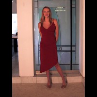Heatherpink'S New Red Dress