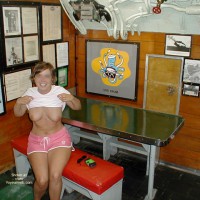 Pic #1 Wife on USS Alabama