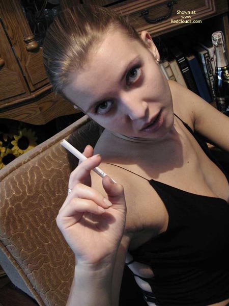 Pic #1Nadya Strip With Cigarette