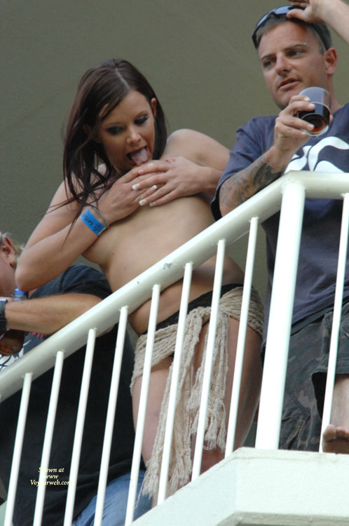 Balcony Nipple Licking Brunette - Brunette Hair, Topless , Licking Tit, Licking Own Titis, Topless Public, Sucking Her Tits, Nipple Lickin Good, Mardi Gras Flash, Trying To Lick Her Nipple, On Balcony Licking Tit, Balcony Flash, Naked Breasts On A Balkoney