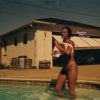 Traci In The Pool
