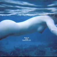 Nude Snorkeller - Nude Amateur , Swimming Just Under The Surface, Blue Babe, Skin Diving, Naked Snorkeling, Blue Snorkler, Underwater Nude, Nude  Underwater, Naked Swimmer, Diving In Nude, Rare Mermaid Sighting