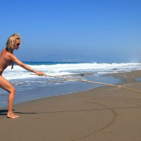 Beautiful Slim Blond Girlfriend Nude At The Beach - Blonde Hair, Small Breasts, Naked Girl, Nude Amateur, Sexy Girlfriend , Drawing On The Sand, Stretching On Beach, Blond With Nice Tan, Drawing Arches At The Sea Shore, Slim Blond Beach, Full-body Tan, Athletic, Naked On Beach, Nude On Beach