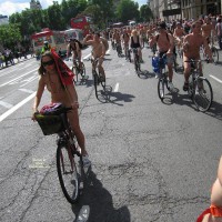 Hot Nipples Nude Bike Ride