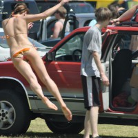 Pic #1 Street Voyeur:&nbsp;Coachella Fest Bikini