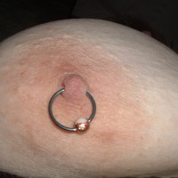 Pic #1 Topless Amateur 36DD's, Pierced