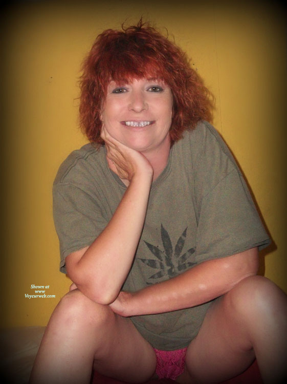 Pic #1Topless Wife My Hot Redhead