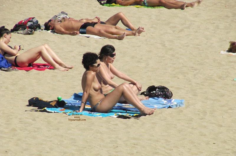 Pic #1Beach Voyeur:&nbsp;Beach Voyeurs: A Topless Conversation