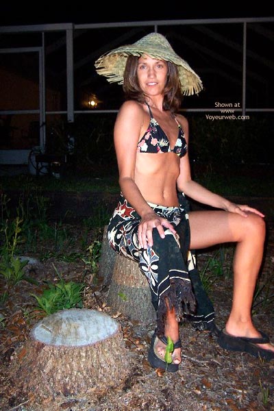 Pic #1 Shannon Poses Polynesian