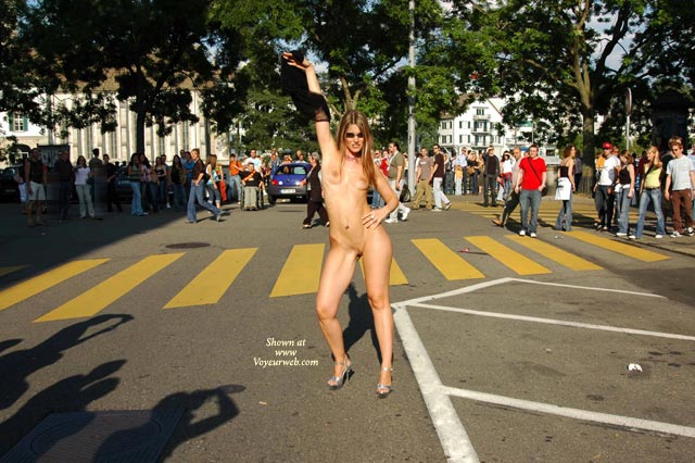 Nude On Public Street - Exhibitionist, Nude In Public , Nude On Public Street, Naked In Public, Nude In Street, Naked In Street, Naked In Front Of Lots Of People, Heels Only, Exhibitionist
