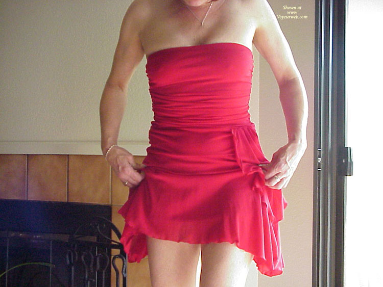 Pic #1Bottomless Ex-Girlfriend Red Dress