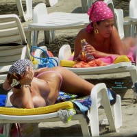 2 Well Equipped Girls At Romanian Seaside - Second Part , Same Story...this Time Much Of Blond One! 