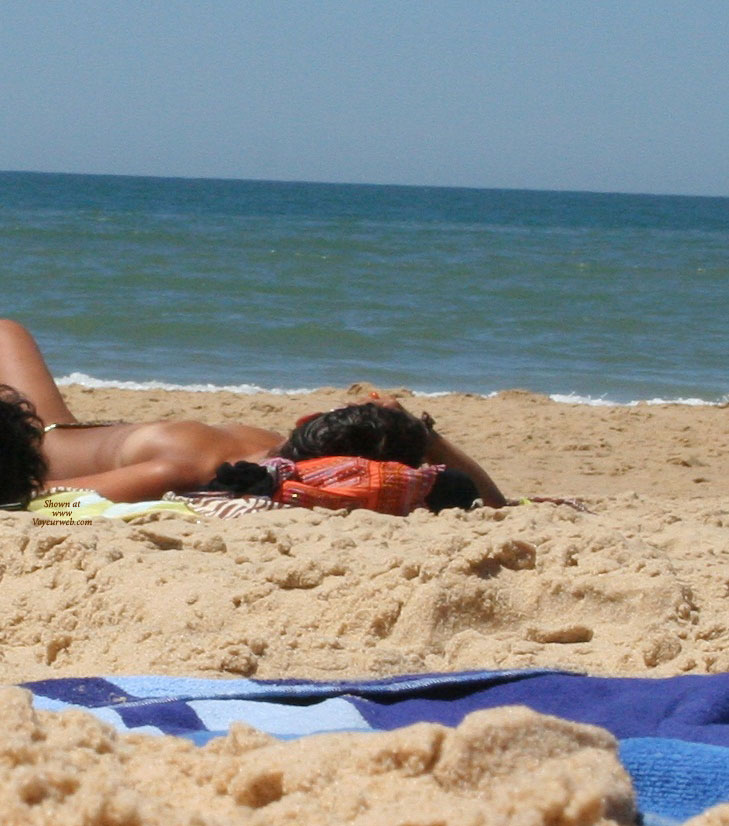 French Beach 2010 Part 2 , This Is An Other Beauty On The Beach . At First She Kept All Her Goods Hidden...
But Then I Got A Nice Shot Of Her Face...

Then Two Days Later She Laid Directly Beside Me Without Her Friend And Then She Did Leave Her Top And Laid Down....
