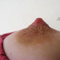 Closeup - Hard Areola And Erect Nipple - Topless , Perfect Shape, Volcanic Nipple Topped, Raspberry Nipple, Pointy Nipple, Erected Nipple, Tip Of The Tit., Topless Amateur, Big Nipple