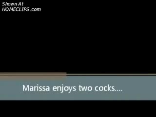 Pic #1Marissa Takes 2 Cocks