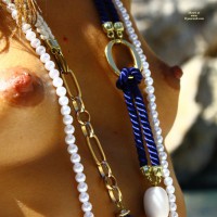 Small Breasts Hard Nipples - Hard Nipple, Small Breasts, Topless , Pearl Necklace, Beach, Beads And Boobs, Perky Breasts, Beads And Boobies, Topless Amateur, Nipples, Outdoor