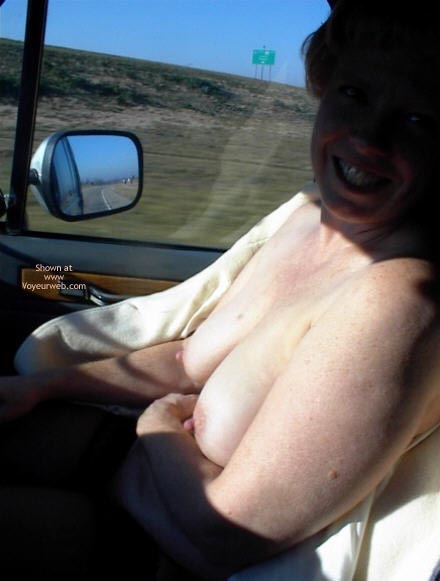 Pic #1Rhonda Flashing At Truck Stop