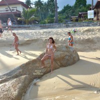 Pic #1 Girl in Swimwear:&nbsp;See-Thru Wicked Weasel Bikini At Resort Part 4