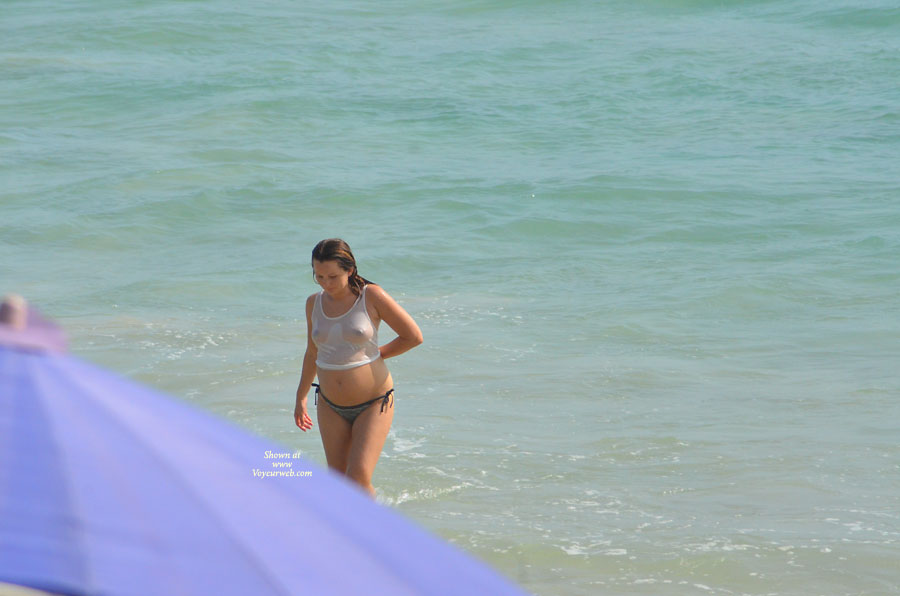 Pic #1Beach Voyeur:&nbsp;Pregnant Lady At Thailand Beach - Beach Voyeur