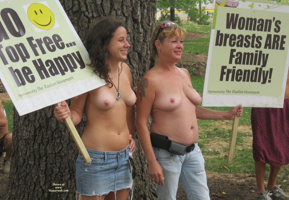 Pic #1Go Topless Day - Big Tits, Public Place