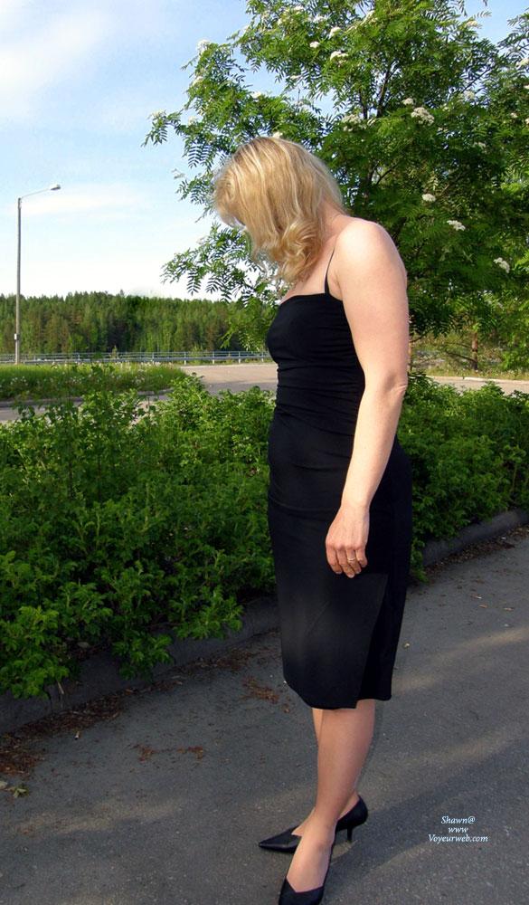 Pic #1On The Road - Blonde, Flashing, Lingerie, Mature, Outdoors, Public Place, Small Tits, Public Exhibitionist