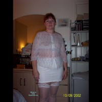 See Thru Top And Short Skirt