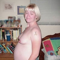 Pregnant Part 4 - Blonde, Small Tits