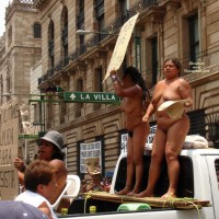 Mexico Df: Nude On Street