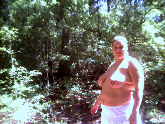 Pic #1Wife Walking Nude In The State Park