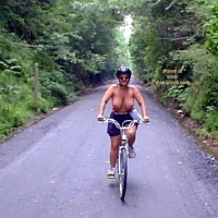 Pic #1 Sher on a Bicycle