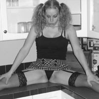 Pic #1 Fun Night Alone - Lingerie, Big Tits, Body Piercings, Brunette, High Heels Amateurs, Tattoos