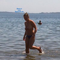 Pic #1 Topless at The Lake - Beach