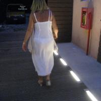 Susy Wearing a See-Through Dress - See Through, Blonde, Dressed
