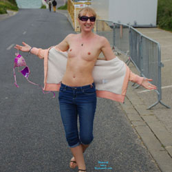Walking Topless At The Sea Side - Blonde Hair, Erect Nipples, Exposed In Public, Firm Tits, Hard Nipple, Nipples, Nude In Public, Nude Outdoors, Showing Tits, Sunglasses, Topless Girl, Topless Outdoors, Topless, Beach Voyeur, Hot Girl, Sexy Body, Sexy Boobs, Sexy Figure, Sexy Girl, Sexy Woman , Topless, Blonde, Nude, Outdoor, Small Tits, Sunglasses, Nipples