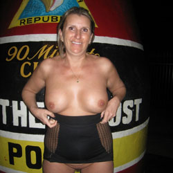 Alex In Key West - Big Tits, Flashing, Public Exhibitionist, Public Place