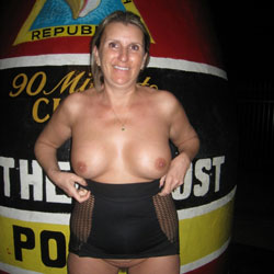 Alex In Key West - Big Tits, Flashing, Public Exhibitionist, Public Place